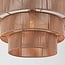 Pendant light Verna 3-layered natural cotton rope