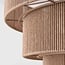 Pendant light Verna 3-layered natural cotton rope