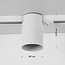 1-phase track system of 3 m with Zylox spotlights in white