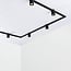 1-phase track system of 1.5 m with Zylox spotlights in black