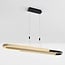 pendant light Lilia - black and gold with 3-step dimmable LED