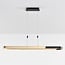 pendant light Lilia - black and gold with 3-step dimmable LED
