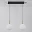 pendant light Svea - gold with opal glass and 3-step dimmable LED