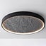 ceiling light Cercul large 3-step dimmable - black and grey stone effect