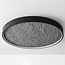 ceiling light Cercul large 3-step dimmable - black and grey stone effect