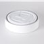 LED ceiling light Larios, 3-step dimmable Ø29 cm - white with wood accent