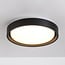 LED ceiling light Ricardo, 3-step dimmable Ø31 cm - black