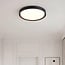 Ceiling lamp Ricardo in black with integrated LED, 3-step dimmable