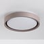 Ceiling lamp Ricardo in taupe with integrated LED, 3-step dimmable, Ø31 cm