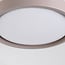 Ceiling lamp Ricardo in taupe with integrated LED, 3-step dimmable, Ø31 cm