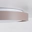 Ceiling lamp Ricardo in taupe with integrated LED, 3-step dimmable, Ø31 cm