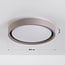 Ceiling lamp Ricardo in taupe with integrated LED, 3-step dimmable, Ø31 cm