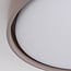 Ceiling lamp Ricardo in taupe with integrated LED, 3-step dimmable, Ø41 cm