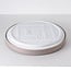 Ceiling lamp Ricardo in taupe with integrated LED, 3-step dimmable, Ø41 cm