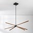 pendant light Stellar 3-step dimmable - wood effect
