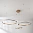 Designer lighting pendant light Seluna with three 3-step dimmable rings