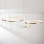 Designer lighting pendant light Seluna with three 3-step dimmable rings