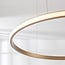 Designer lighting pendant light Seluna with three 3-step dimmable rings