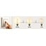 Designer lighting pendant light Seluna with three 3-step dimmable rings