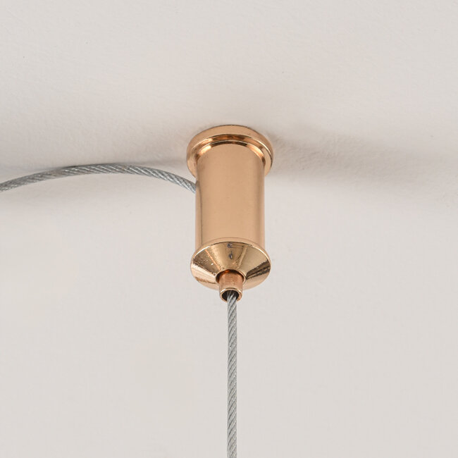Designer lighting pendant light Seluna with three 3-step dimmable rings