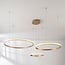 Designer lighting pendant light Seluna with three 3-step dimmable rings