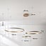 pendant light Seluna 3-step dimmable - three rings