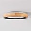 ceiling light Tirano Ø41 cm - black with oak look, 3-step dimmable