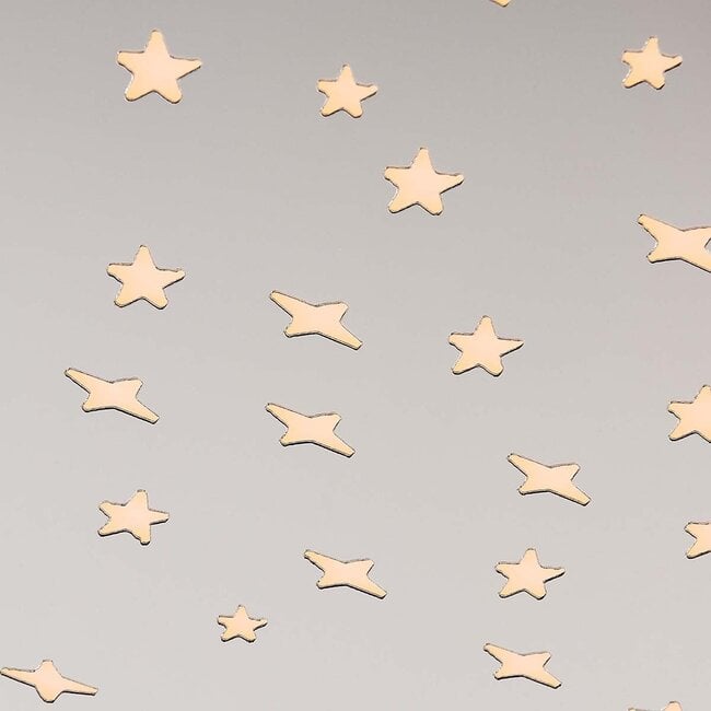 Ceiling lamp Noctis - star pattern with chrome, 3-step dimmable
