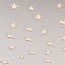 Ceiling lamp Noctis - star pattern with chrome, 3-step dimmable