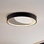 ceiling light Cercul Ø40 cm with black, grey and white stone effect, 3-step dimmable