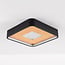 ceiling light Cercal Ø30 cm - black with gold-leaf effect, 3-step dimmable