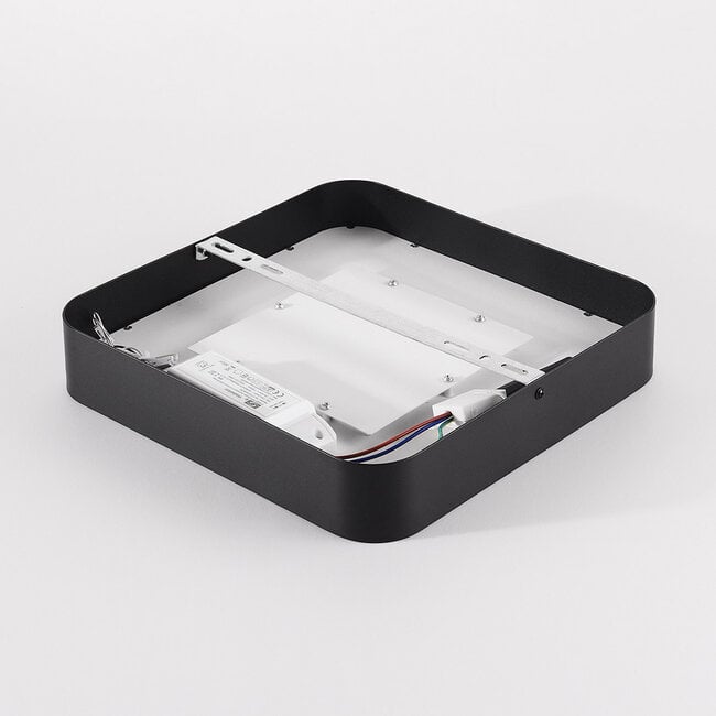 ceiling light Cercal Ø30 cm - black with gold-leaf effect, 3-step dimmable