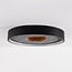 ceiling light Cercul Ø40 cm - black with grey stone and gold-leaf effects, 3-step dimmable