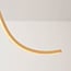 3-step dimmable pendant light Ariana - warm beige with wavy LED