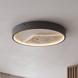 Ceiling lamp Ceres 3-step dimmable LED in black and beige