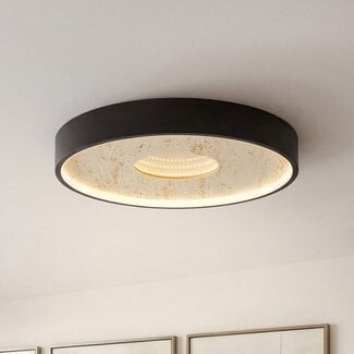 Ceiling lamp Phobos 3-step dimmable LED in black and beige