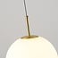 pendant light Signe - gold with opal glass and 3-step dimmable LED