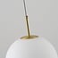pendant light Signe - gold with opal glass and 3-step dimmable LED
