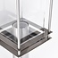 Stainless steel outdoor floor lamp Rocco - 45 cm