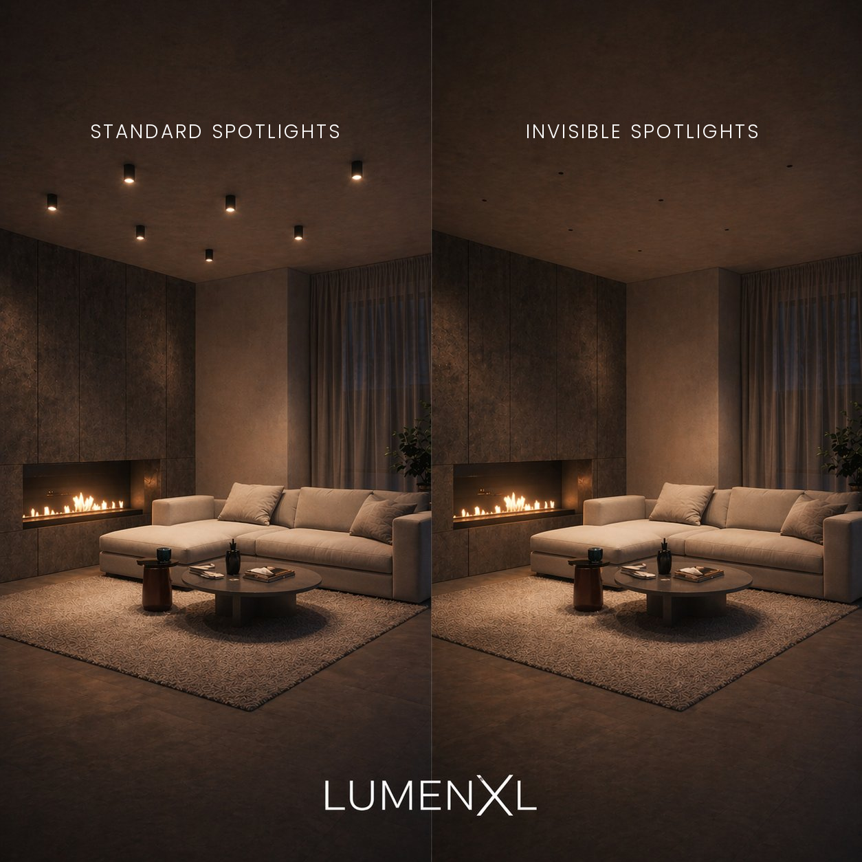 See less, experience more: invisible lighting 