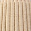 Pendant light Saven with layered linen shade