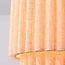 3-light pendant lamp Favre with layered linen shades