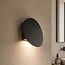 Designer outdoor wall light Ollie - black with integrated LED