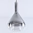 3-step dimmable pendant light Lieve - smoked glass in teardrop shape