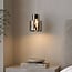pendant light Fonky with smoked glass - smoked and chrome
