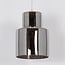 pendant light Fonky with smoked glass - smoked and chrome