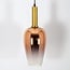 pendant light Velicia with gradient glass - bronze and gold