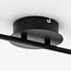 Industrial ceiling light Orchid 2-light - black and gold