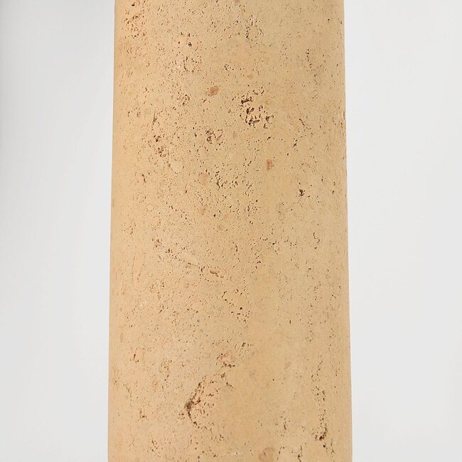 Jorie wall light with travertine (natural stone) and wood