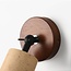 Jorie wall light with travertine (natural stone) and wood